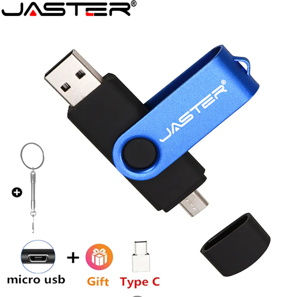 3-in-1 Mobile Phone OTG Pen Drive Set with Custom Logo