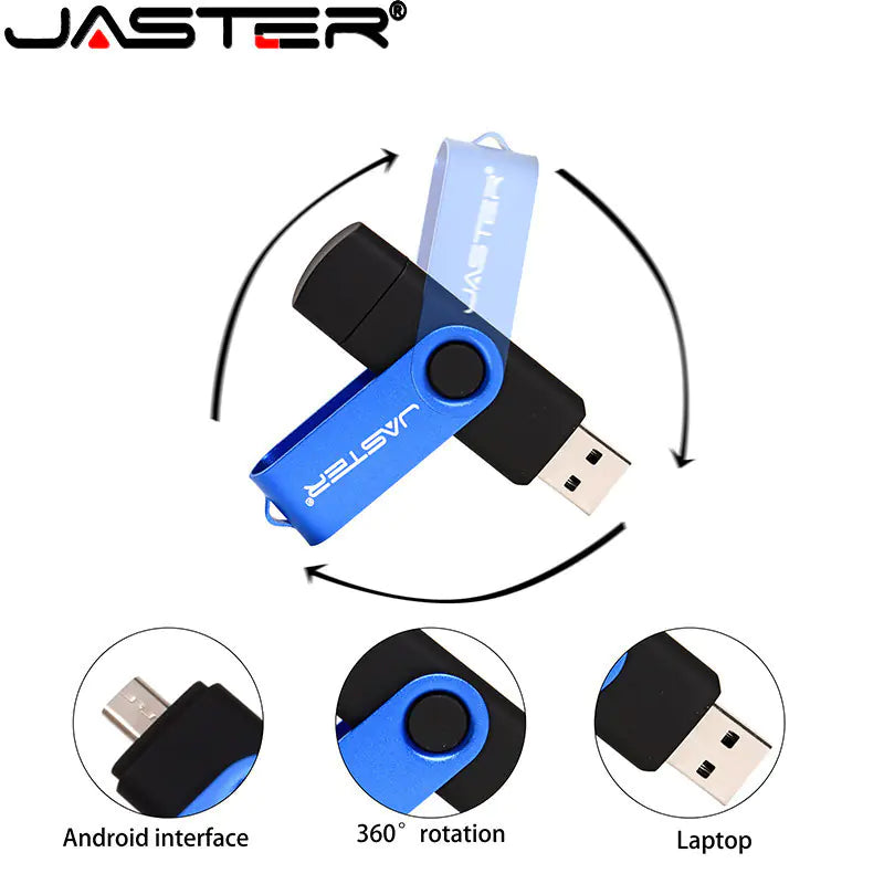 3-in-1 Mobile Phone OTG Pen Drive Set with Custom Logo