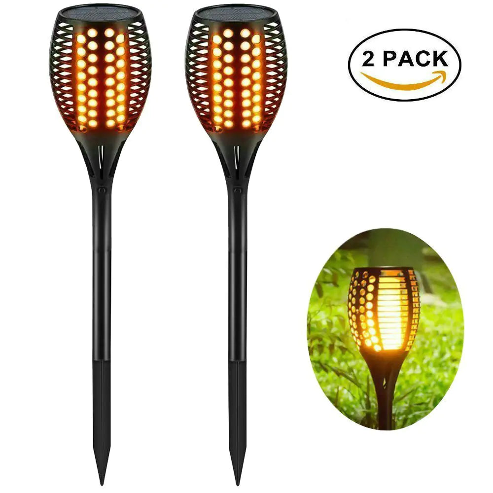 Solar LED Outdoor Flame Torch Landscape Light