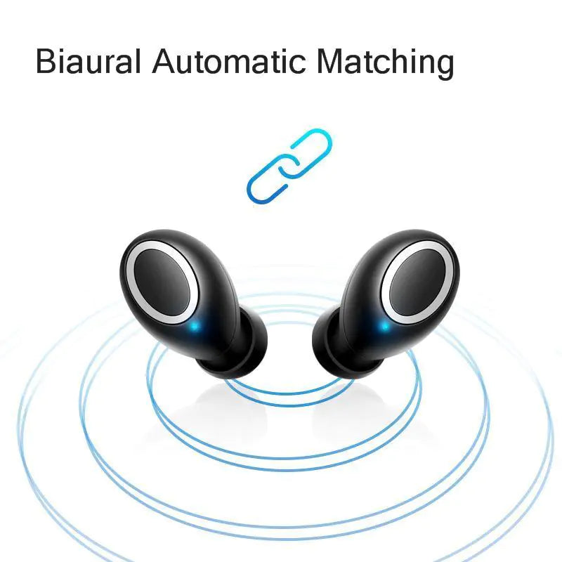 5.0 TWS Sports Bluetooth Earbuds with Charging Case