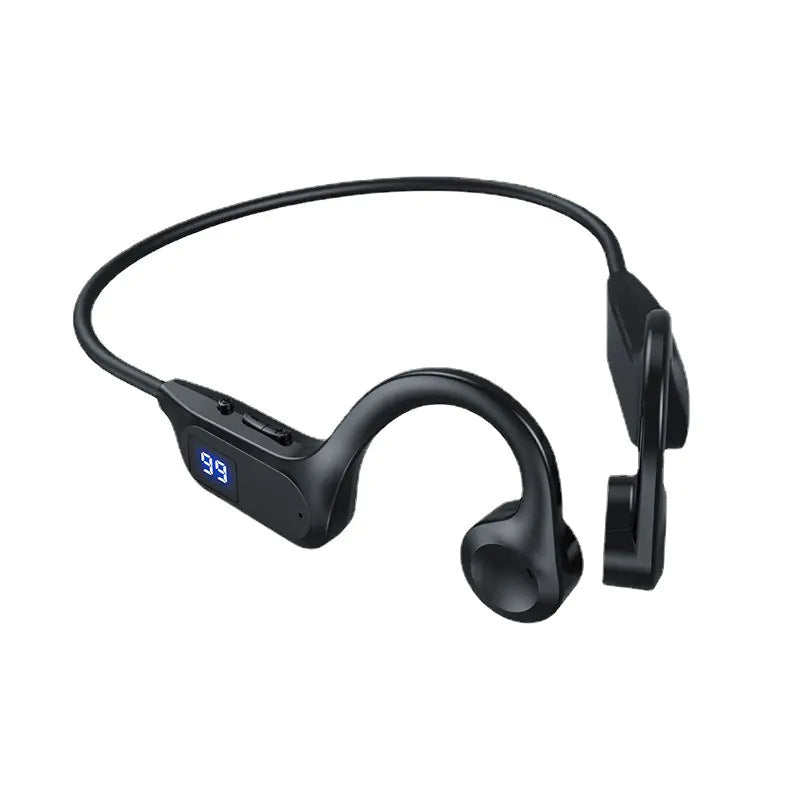 Wireless Neckband Air Conduction Earphones with Display