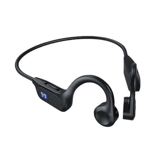 Wireless Neckband Air Conduction Earphones with Display